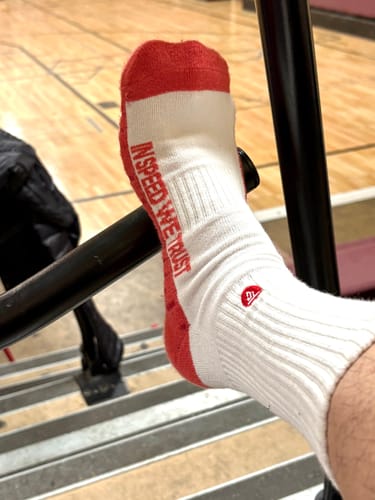Customer photo review of MOONSTONE CREW SOCKS