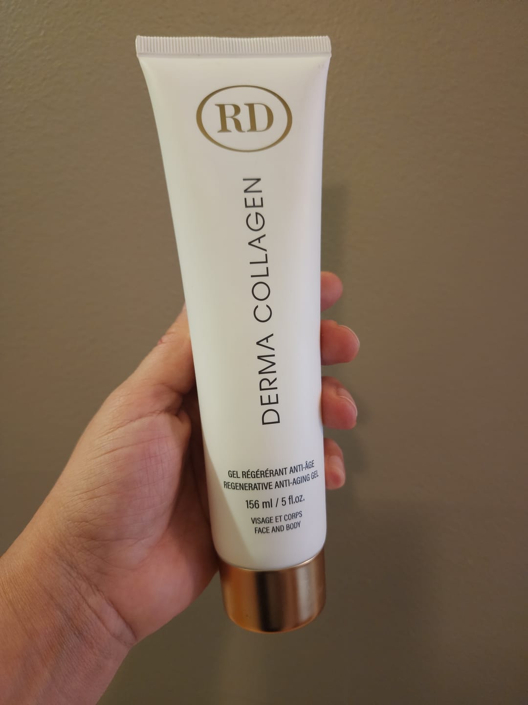 Customer photo review of Gel régénérant anti-âge - Derma Collagen 156ml