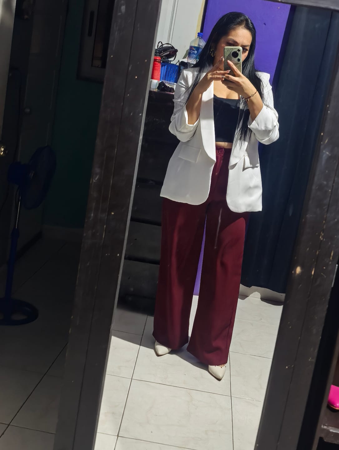 Customer photo review of Blazer Coddy Blanco