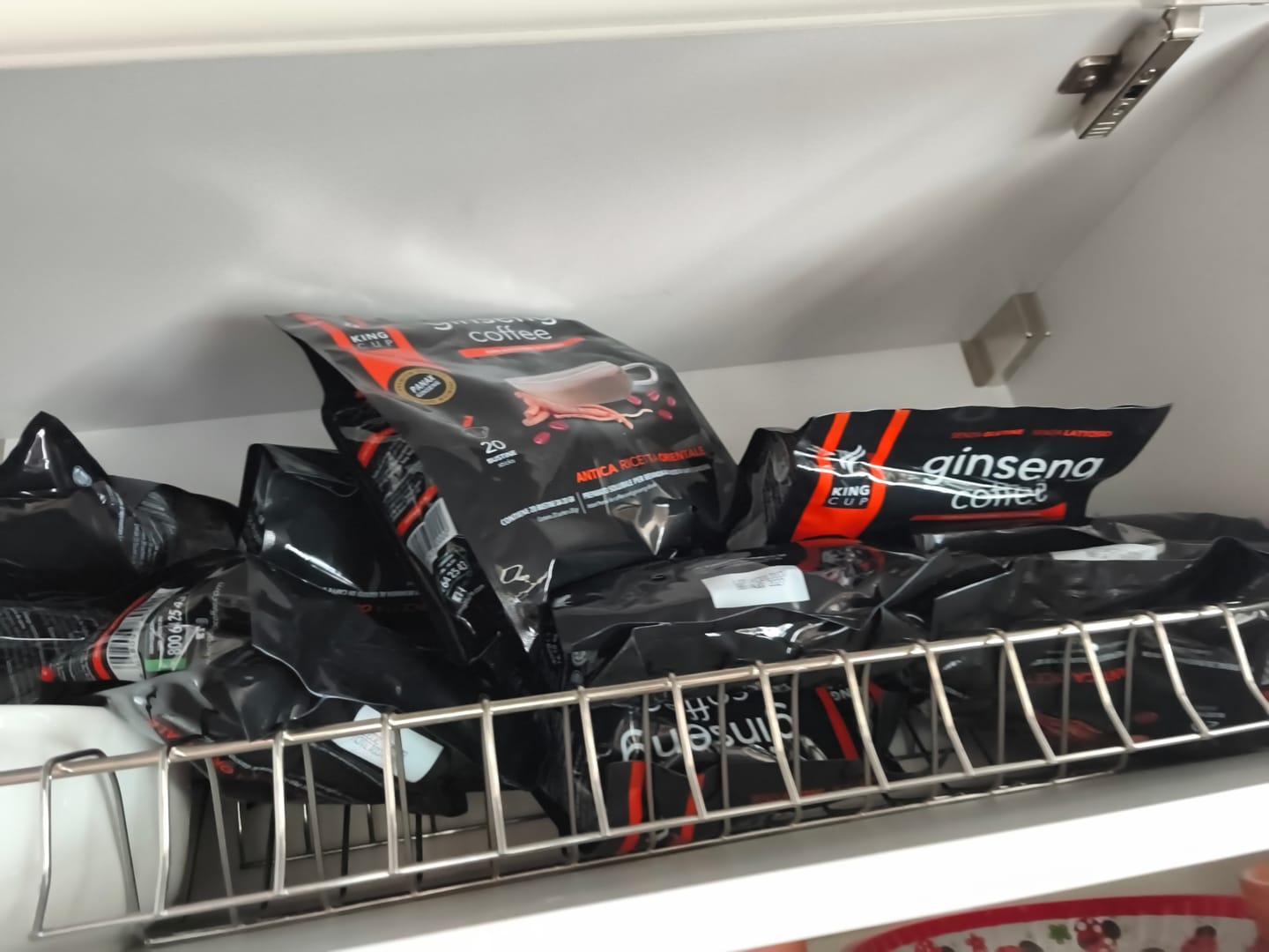 Customer photo review of 240 bustine di Caffè al Ginseng con zucchero di canna