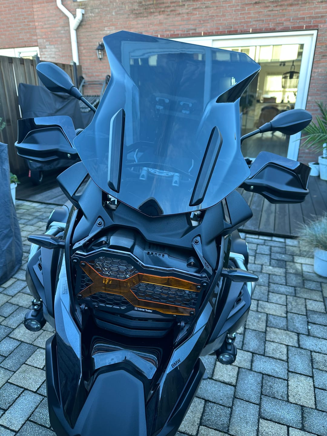 Customer photo review of Headlight Guard Kit BMW R1200/1250 GS / ADVENTURE LC (Liquid Cooled) - [Patent Pending]