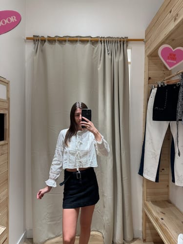 Customer photo review of Falda Cinturón Black