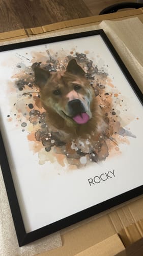 Customer photo review of Waterverf Portret