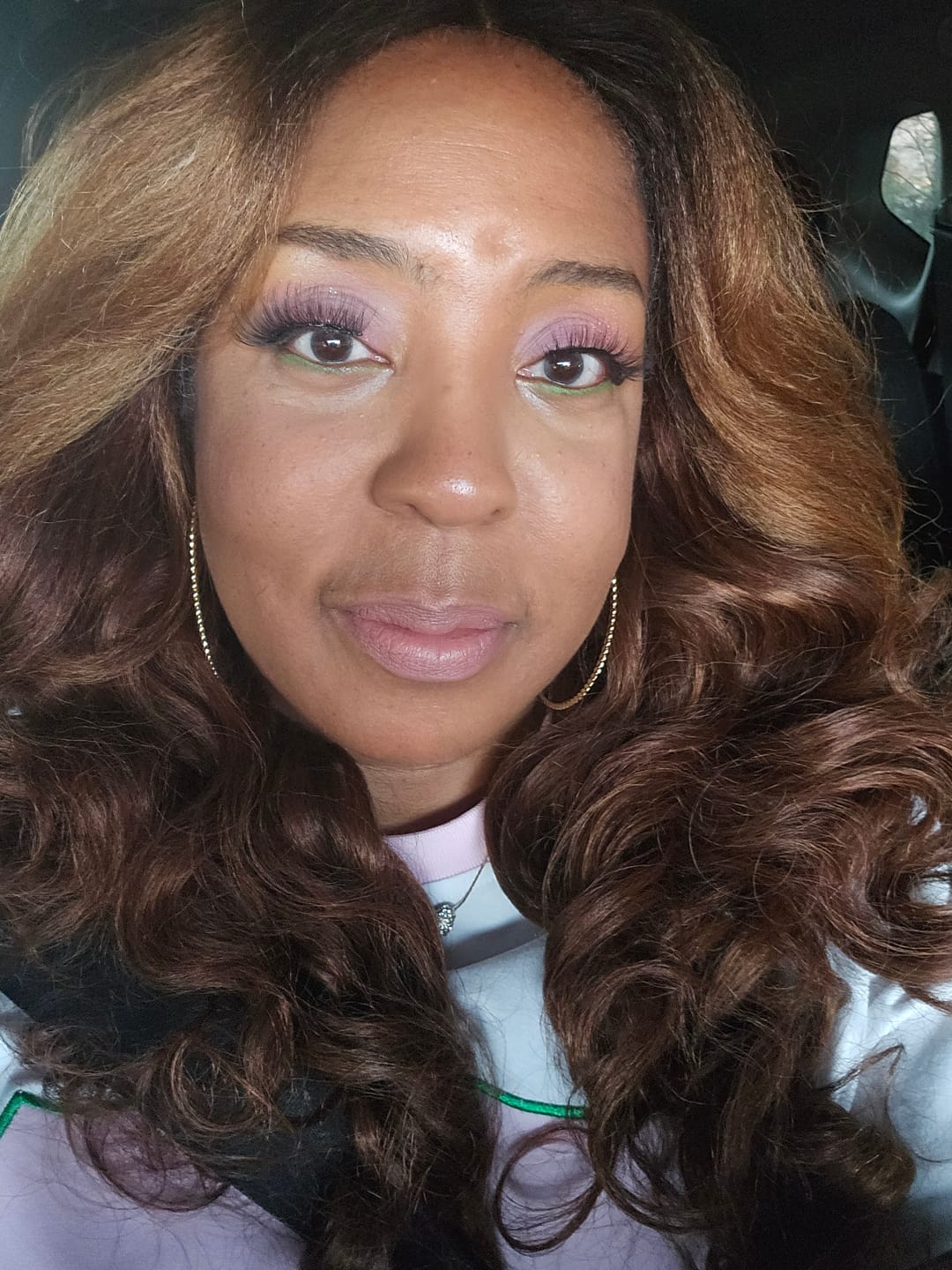 Customer photo review of Chade Magic Lace Curtain Bang Lace Part Wig - MLCB04