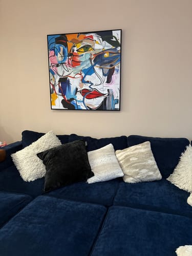 Customer photo review of Abstract Graffiti Art #GA023