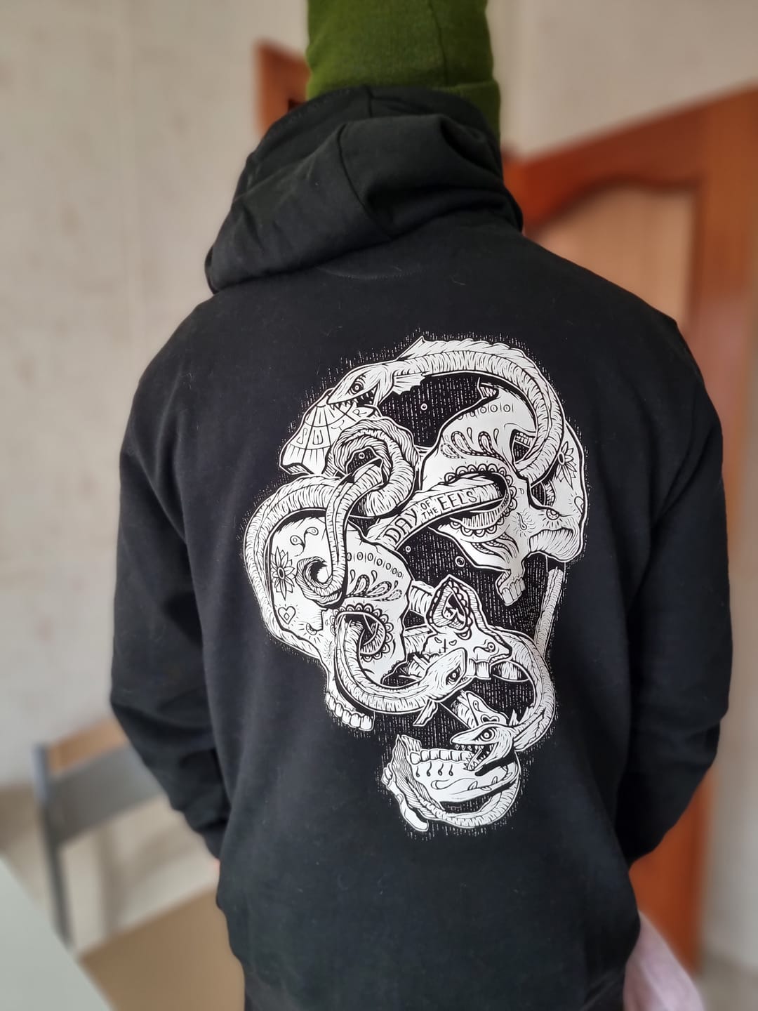 Customer photo review of Day Of The Eels Hoodie