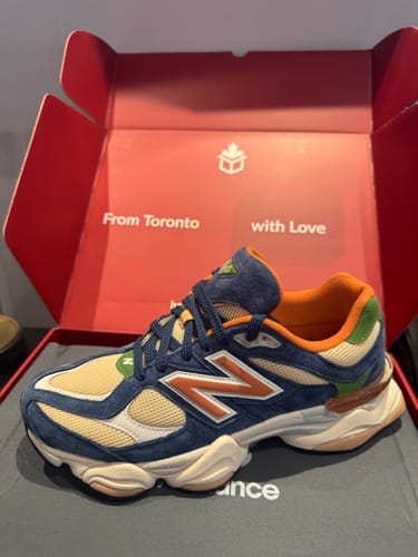 Customer photo review of New Balance 9060 Dark Shoreline Blue with Ash Wood U9060LDC