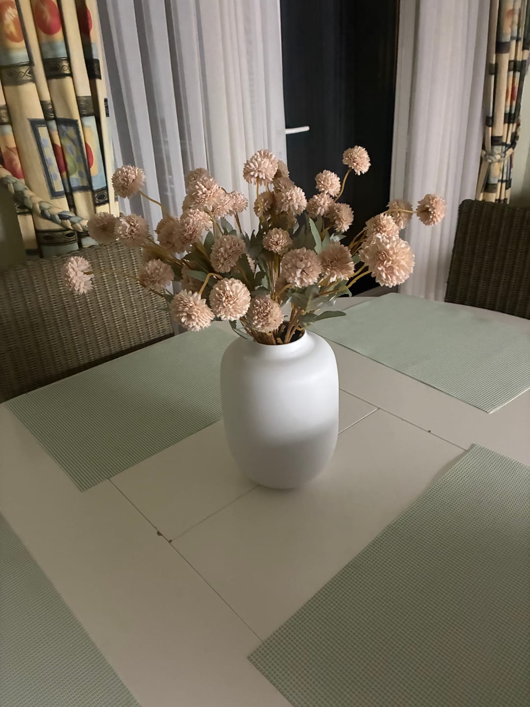 Customer photo review of Zijden Kiku Bloemen - Crème