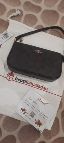 Customer photo review of Coach Women's Nolita 19 In Signature Canvas Gold/Brown Black