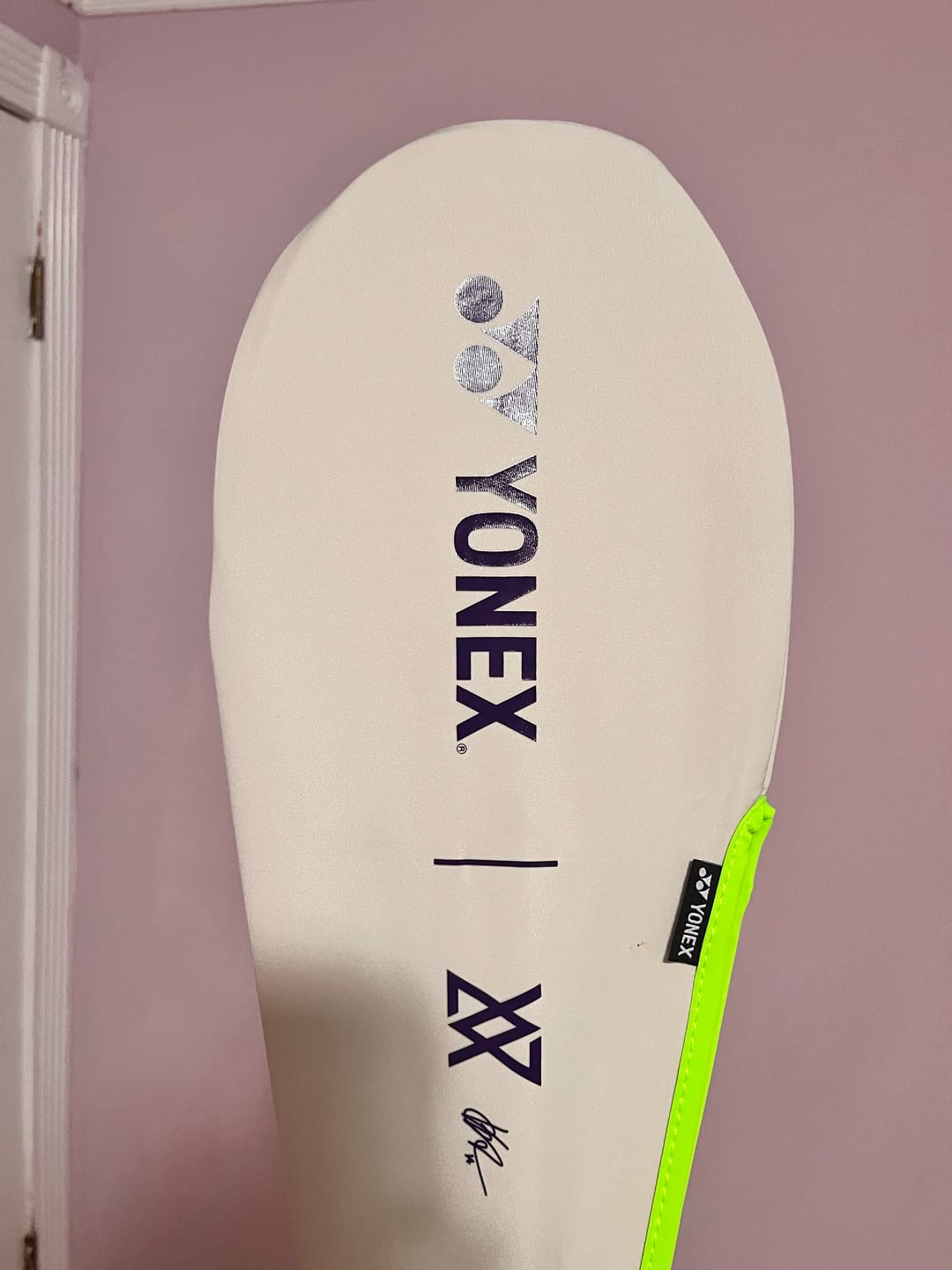 Customer photo review of Yonex x Viktor Axelsen ASTROX 100VA ZZ Unstrung Badminton Racket Limited Edition [Grayish Beige]