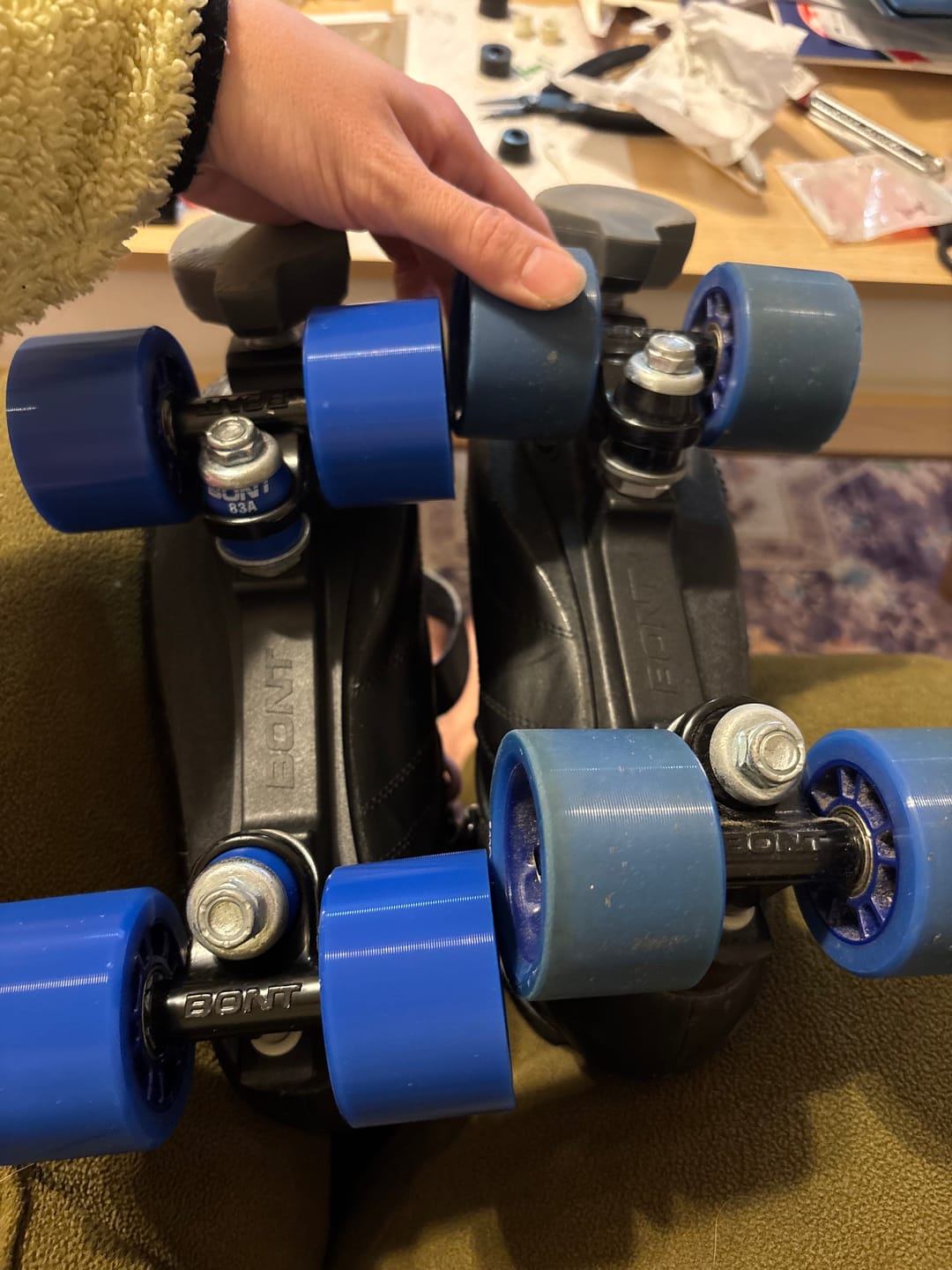 Customer photo review of Roller Skate 78A/83A/88A/93A Cushions