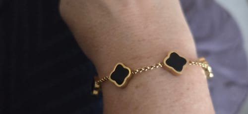 Customer photo review of Celine Clover Bracelet