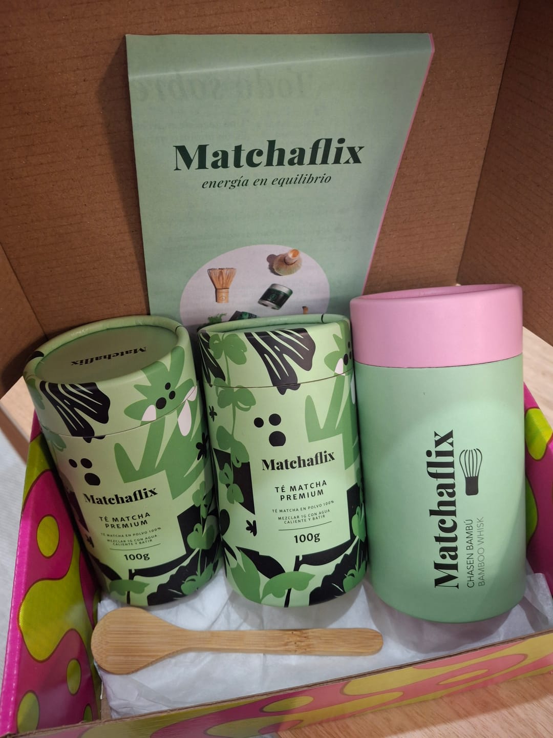 Customer photo review of Cuchara Medidora Bambú 1g