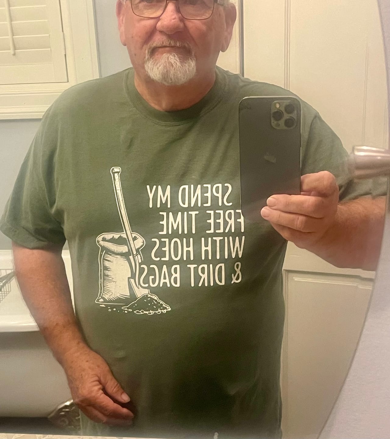 Customer photo review of Hoes & Dirt Bags T-shirt