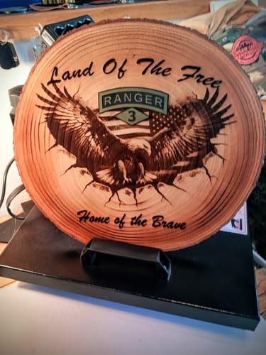 Customer photo review of Thick Leatherette Sheet - Olive Green / Black (12"x24")