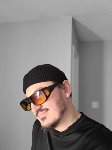 Customer photo review of NoctiOptic™ - Les lunettes qui éclairent votre nuit