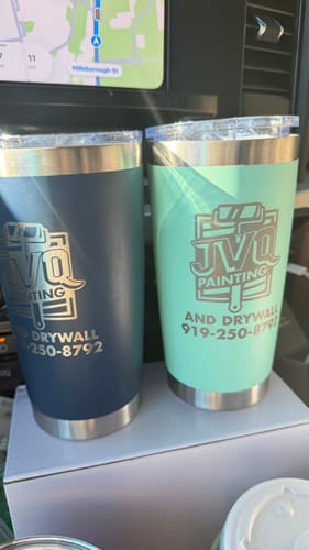 Customer photo review of (6 Pieces) Laser Engraved Tumbler | 20 oz