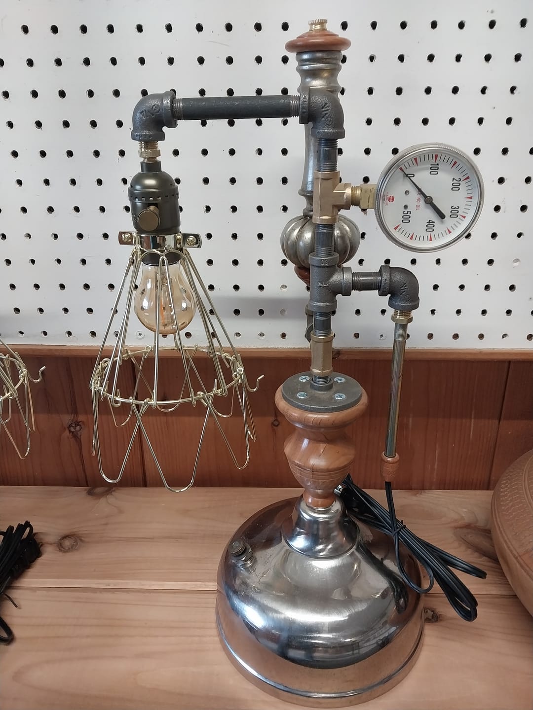 Customer photo review of Bronze Small Wire Lamp Guard - Cage