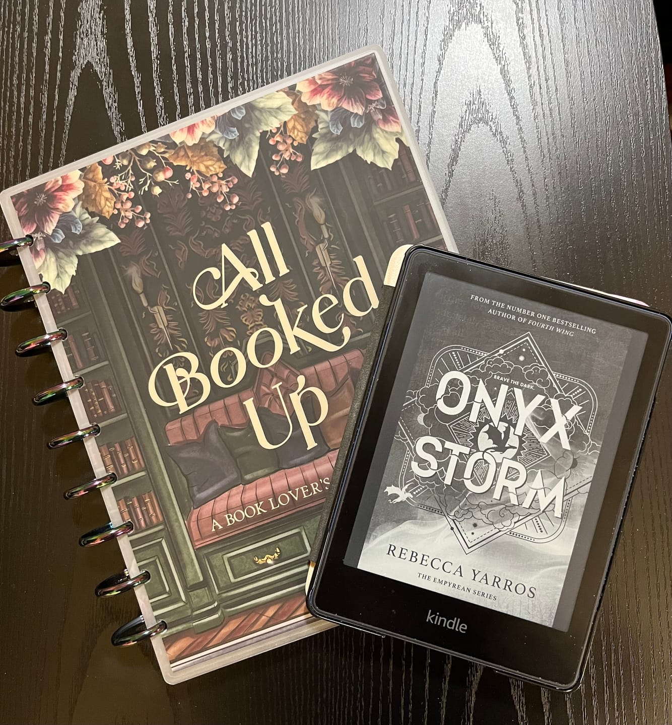 Customer photo review of Dark Academia All Booked Up Reading Journal