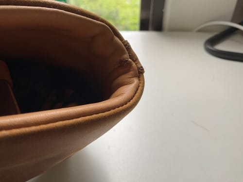 Customer photo review of Classic Mid-Tops Sneaker - luosjiet®Sneakers -  Red Brown Crazy Horse Cowhide