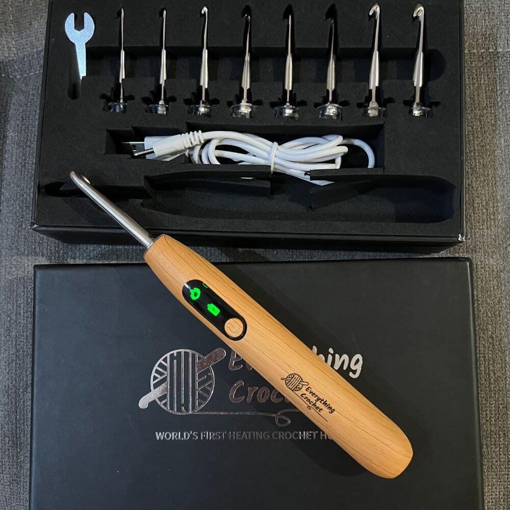Customer photo review of Heating Crochet Set