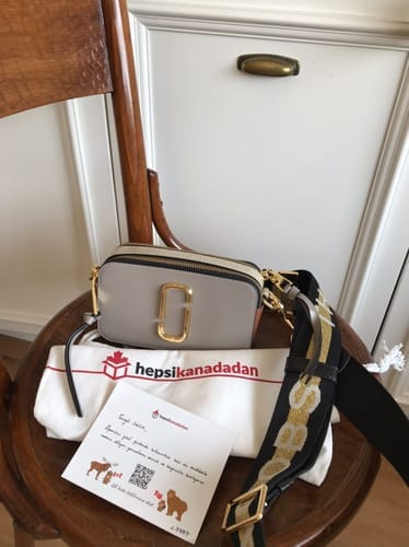 Customer photo review of Marc Jacobs Women's The Snapshot Bag New Cement Multi