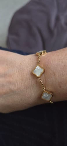 Customer photo review of Celine Clover Bracelet
