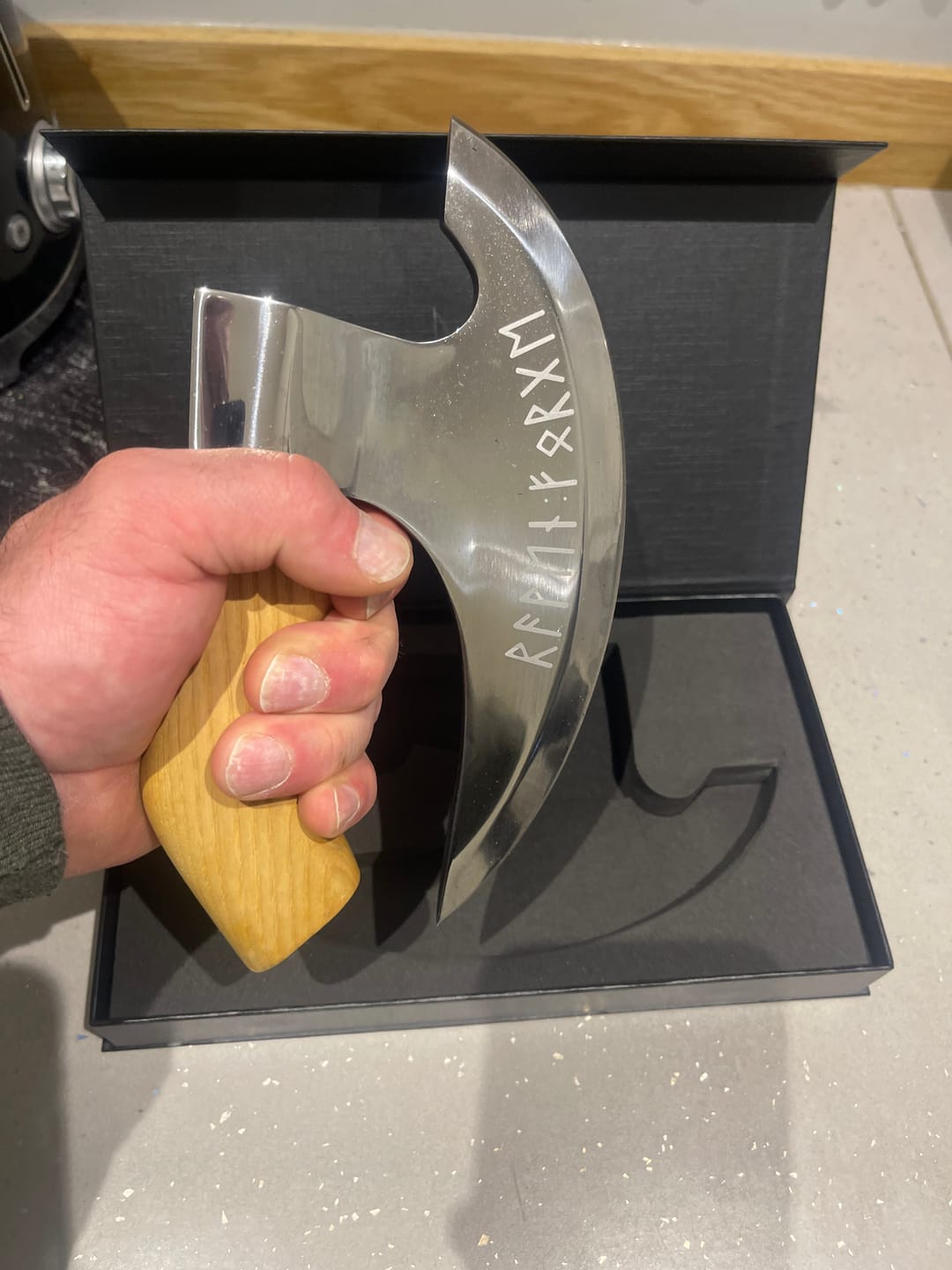 Customer photo review of The Original Pizza Axe