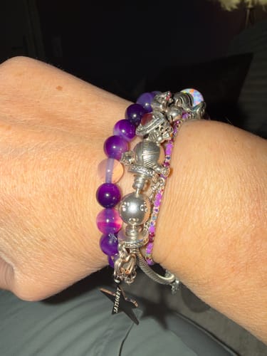 Dajana B. review of »Don’t Panic - angstfrei« Blockadenlöser aus echtem Lavendelachat inkl. abgebrochener Stern image 1 out of 1