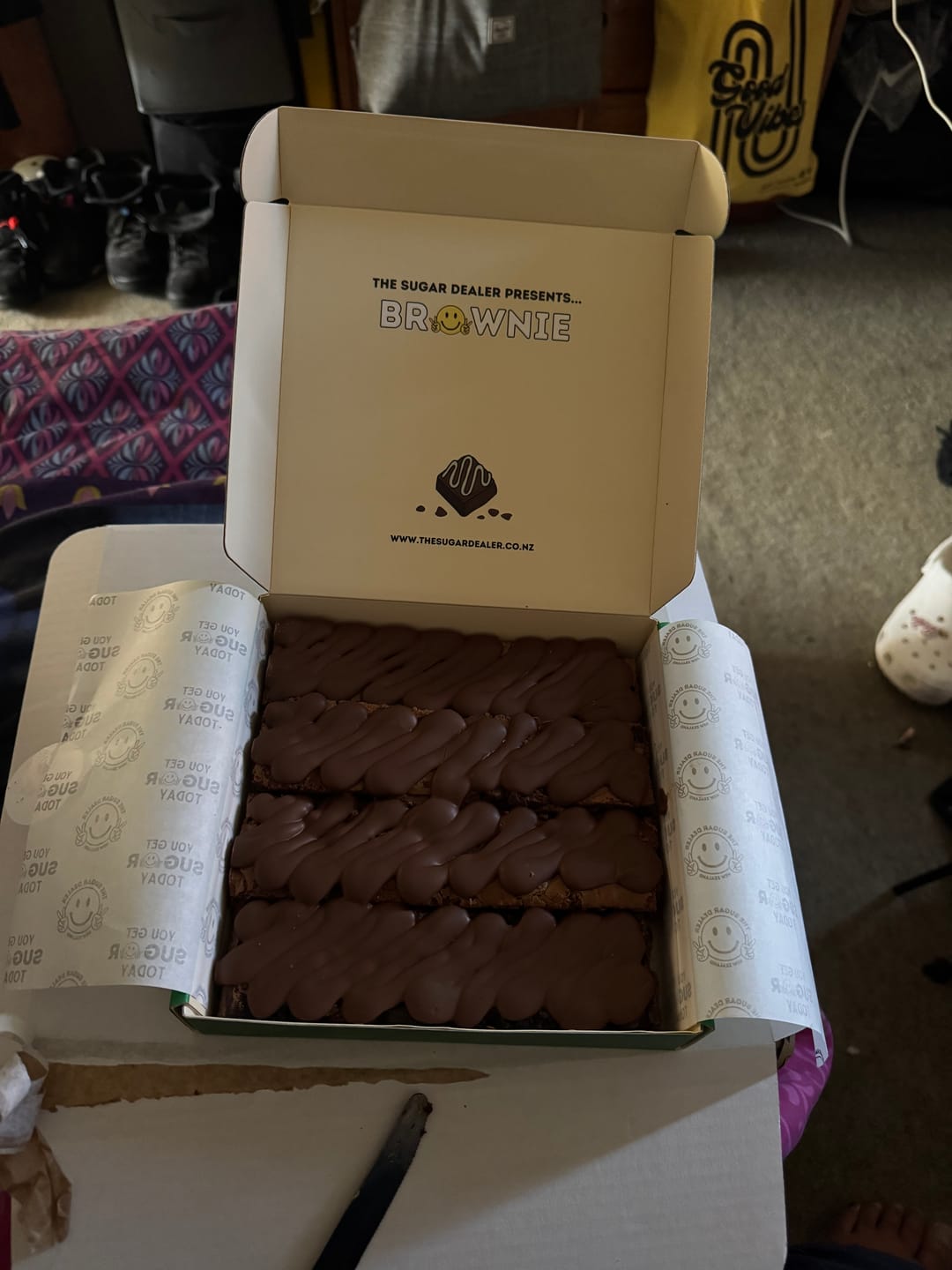 Customer photo review of Almost naked brownie