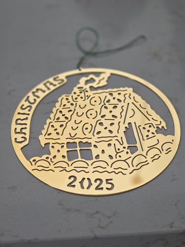 Customer photo review of 2025 Biedermann Annual Ornament