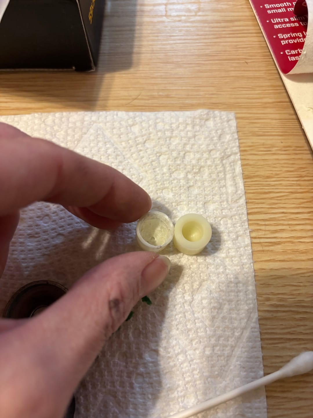 Customer photo review of Replacement Roller Skate Pivot Cups
