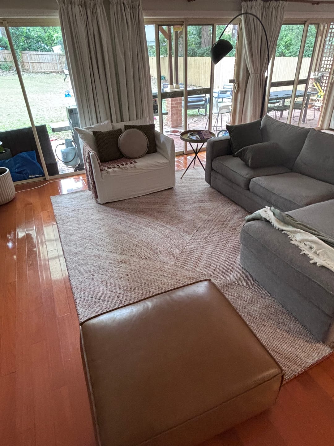 Customer photo review of Diva Rust Rug