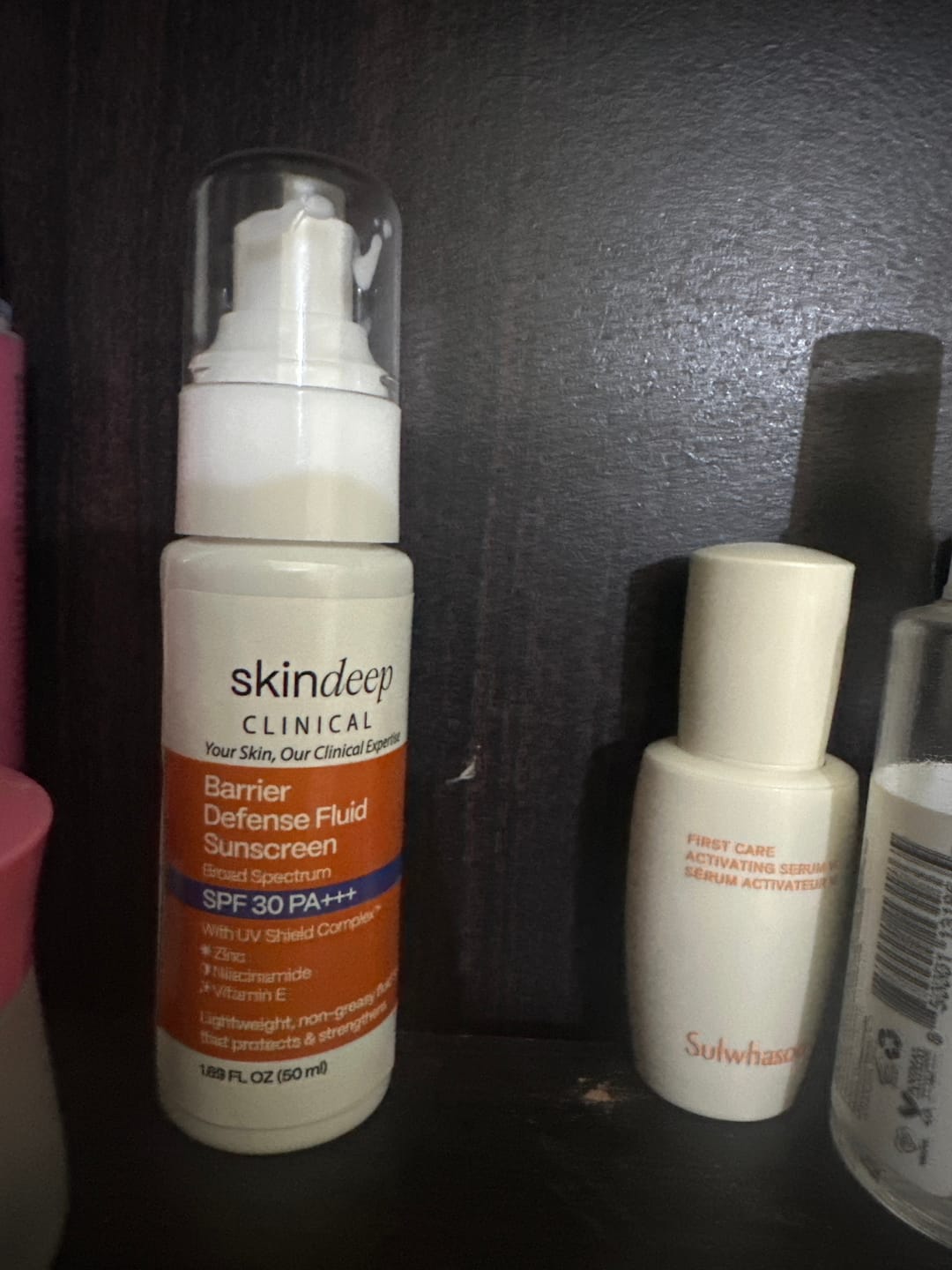 Customer photo review of Barrier Defense Fluid Sunscreen