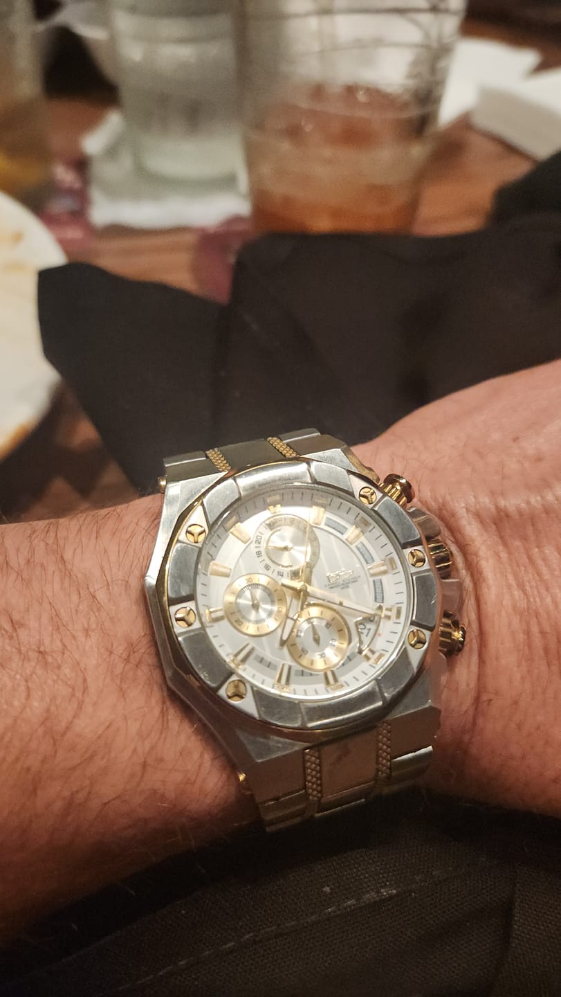 Customer photo review of Phantom Two-Tone Men's Watch