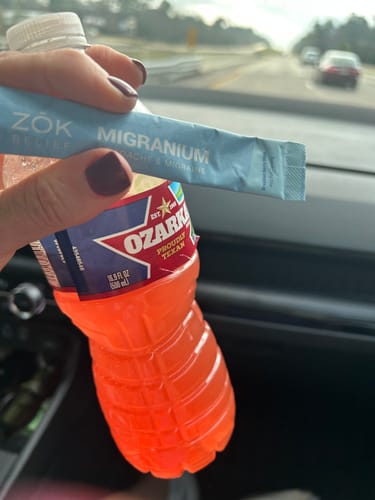 Customer photo review of Migranium - World’s 1st Anti-Migraine Super Formula for Headaches + Brain Fog + Stress