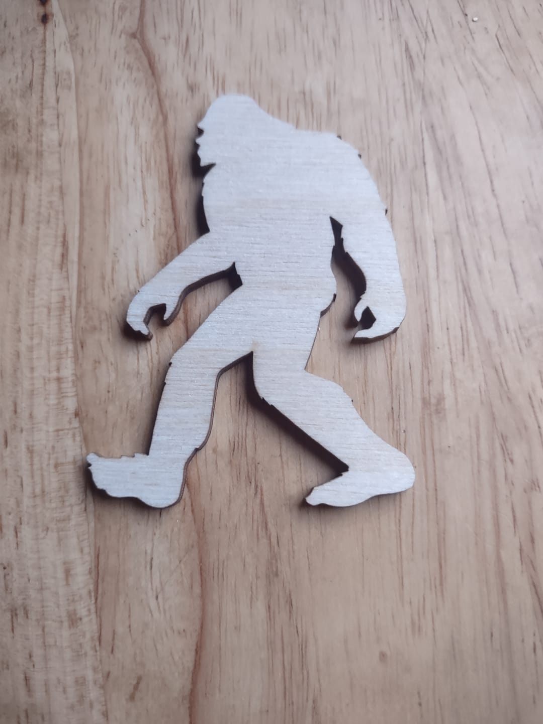 Customer photo review of Unfinished Wood Bigfoot Sasquatch Silhouette - Craft- up to 46" DIY