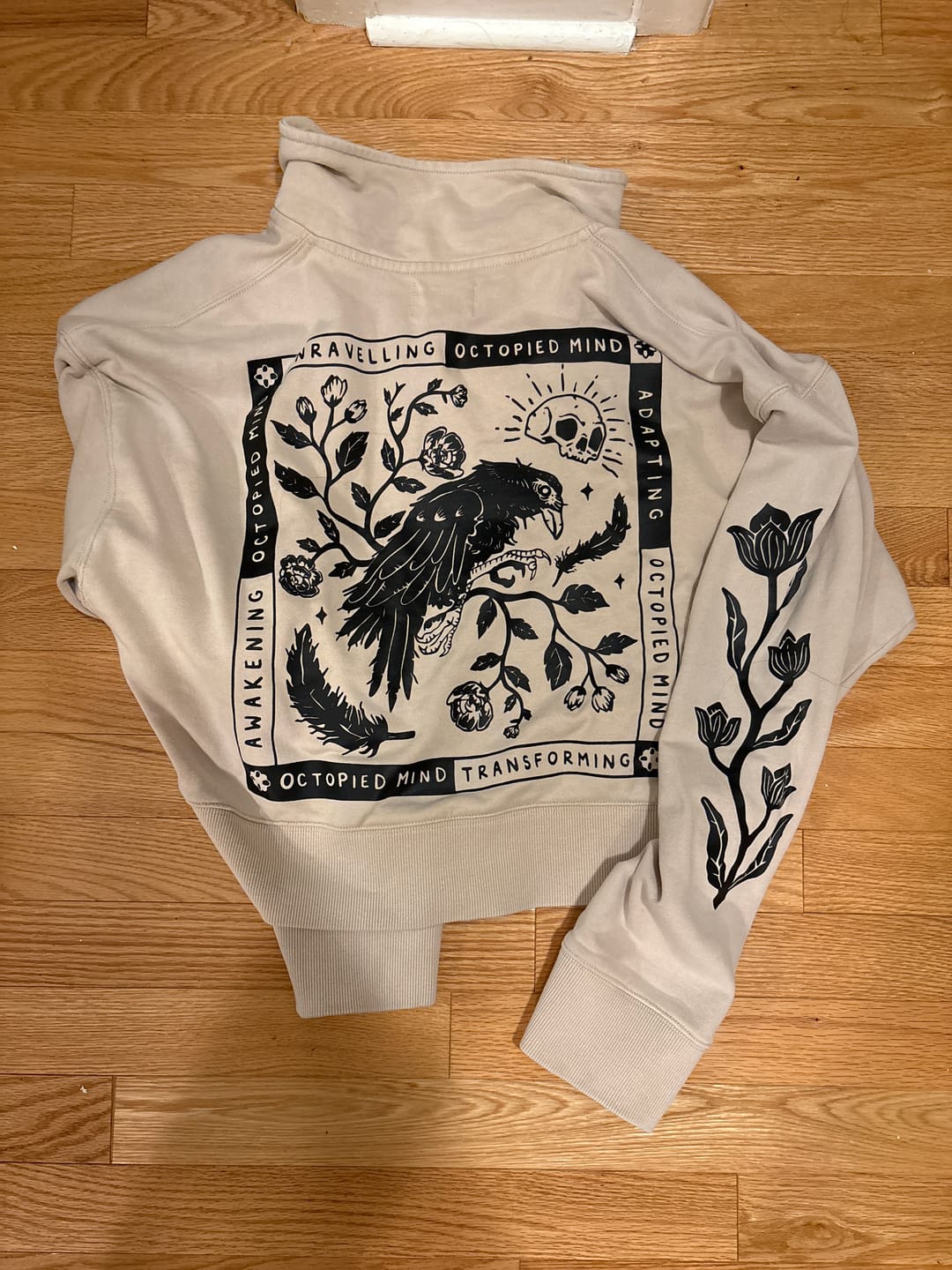 Customer photo review of Adapting 1/4 Zip Vintage Sweater