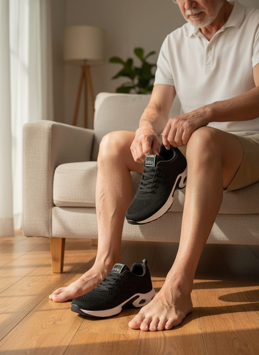 Customer photo review of OrthoCare™ - All-Day Comfort & Pain-Free Orthopedic Shoes + FREE Insoles (Unisex)