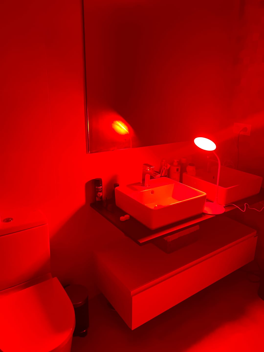 Customer photo review of The Dusk Lamp - Red Light Night Light