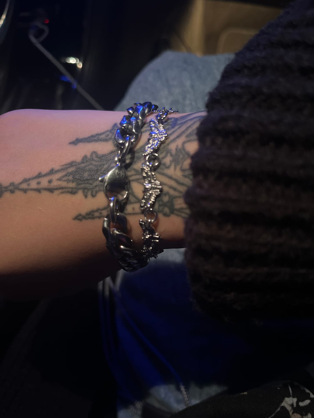 Customer photo review of MOTH BRACELET