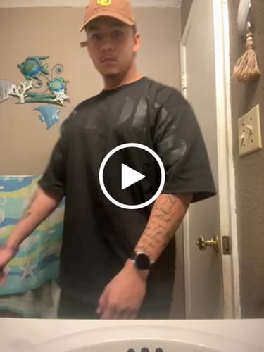 Customer video review of Midnight Black Lightweight Tee