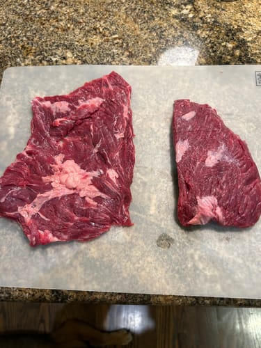 Customer photo review of Choice Bavette Steak
