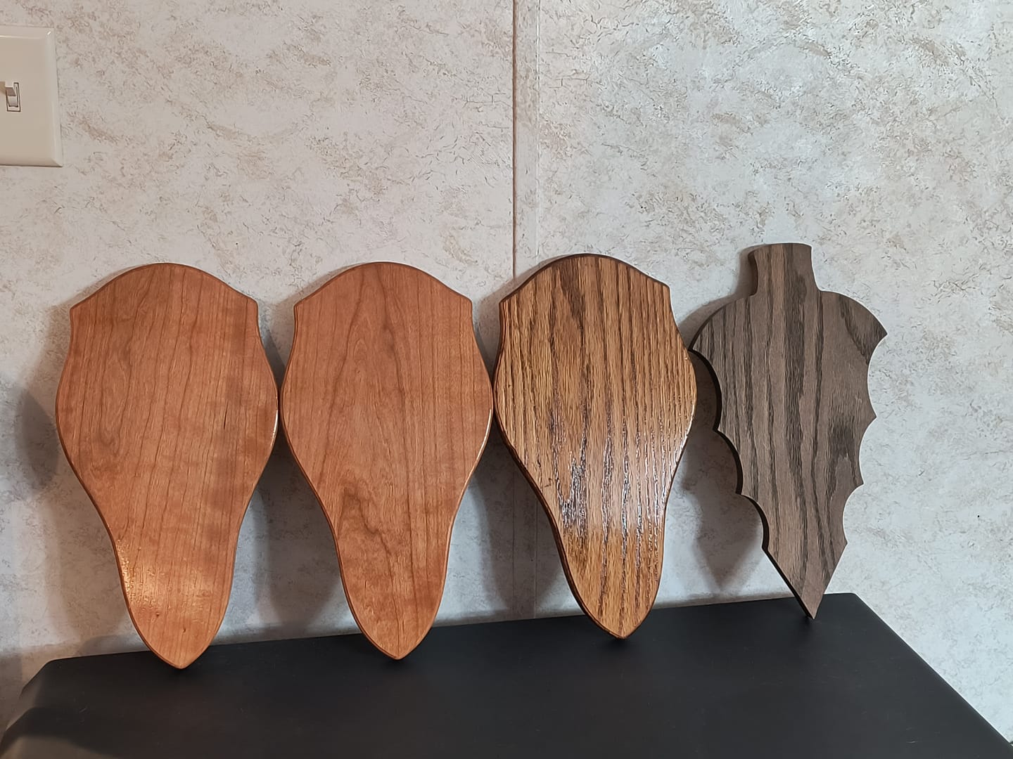 Customer photo review of Award / Taxidermy Mount Plaque Style 4 (Euro Deer) - Acrylic Router Template