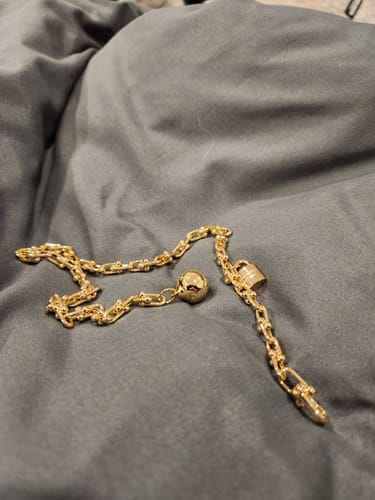 Customer photo review of HARDWEAR SMALL WRAP GOLD BRACELET