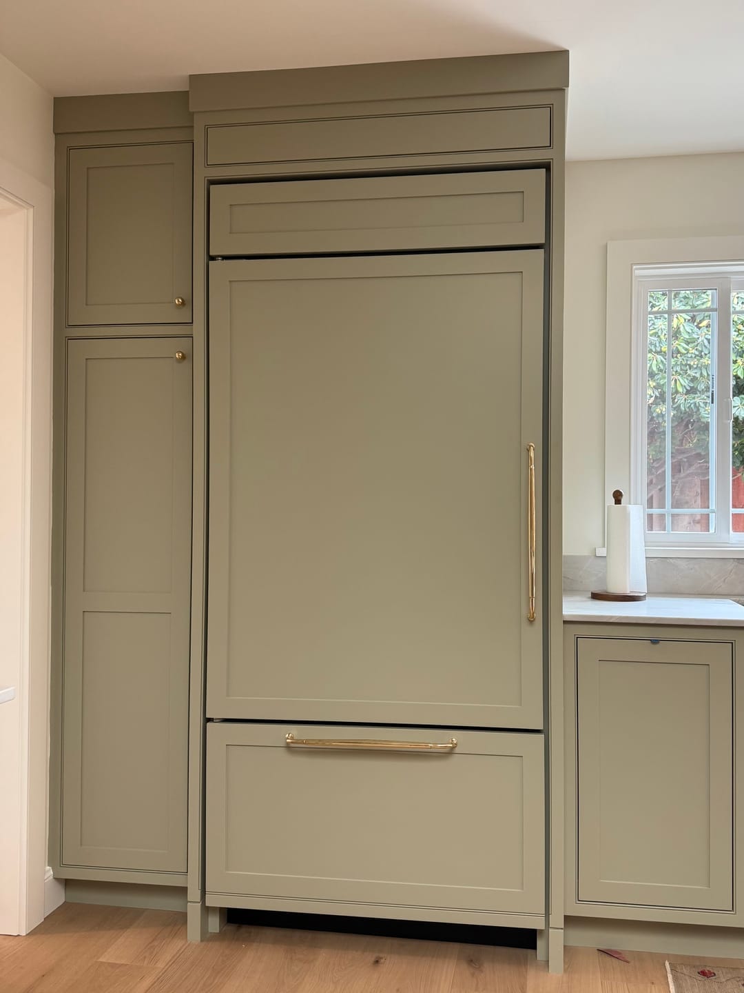 Customer photo review of Classic Cabinet Pulls - Unlacquered Brass Polished