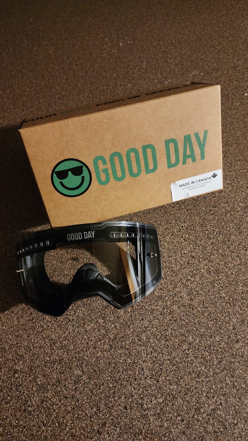 Customer photo review of The Valorie Moto/MTB Goggle - Clear Lens