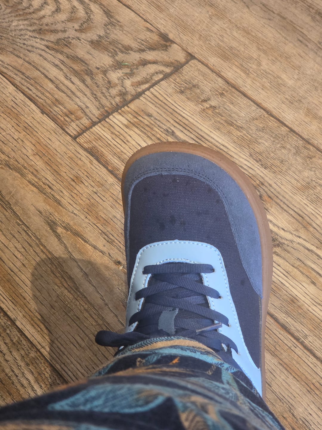 Customer photo review of Linden - Wide Toe Shoes