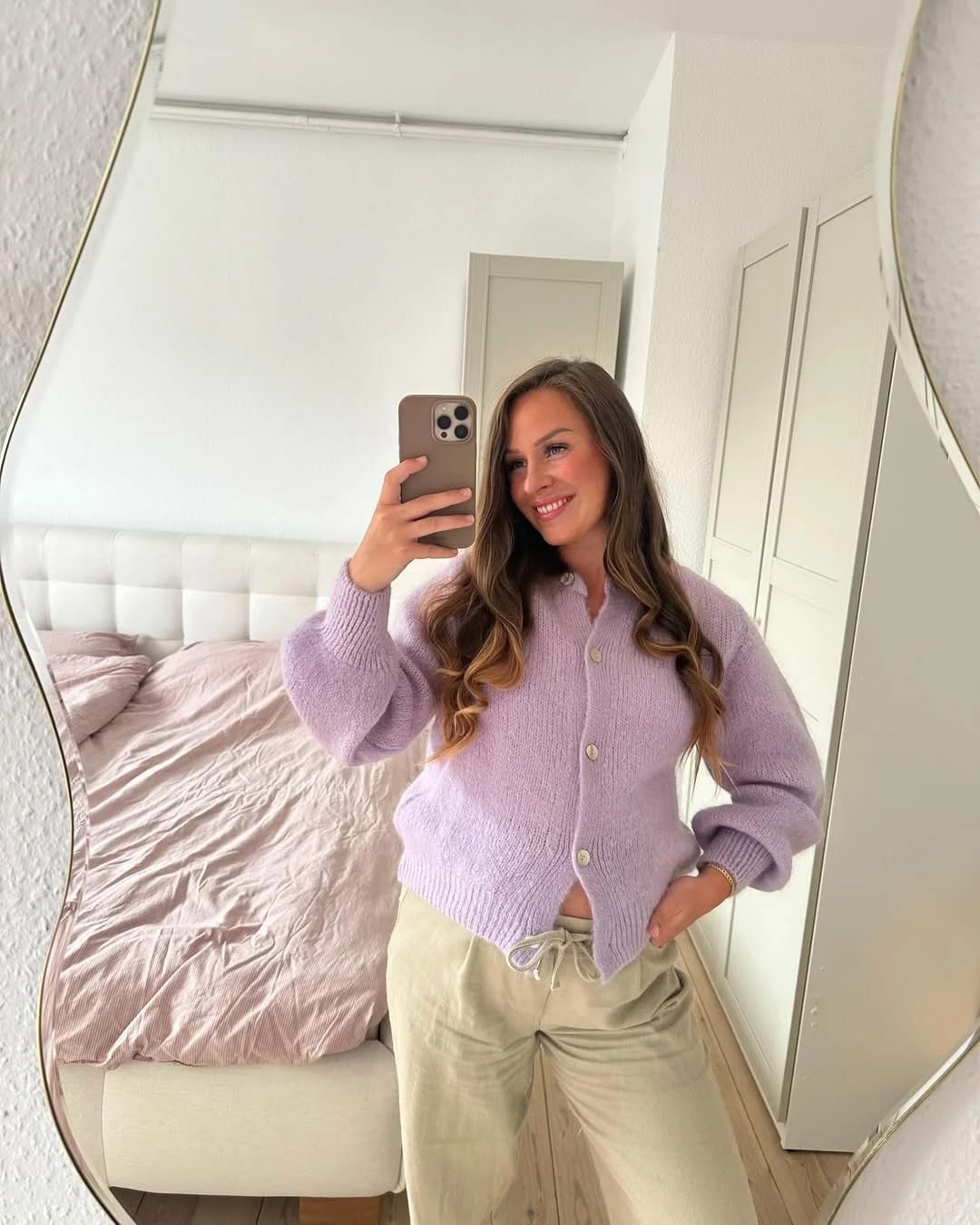 Customer photo review of Hazel Soft Knit Cardigan