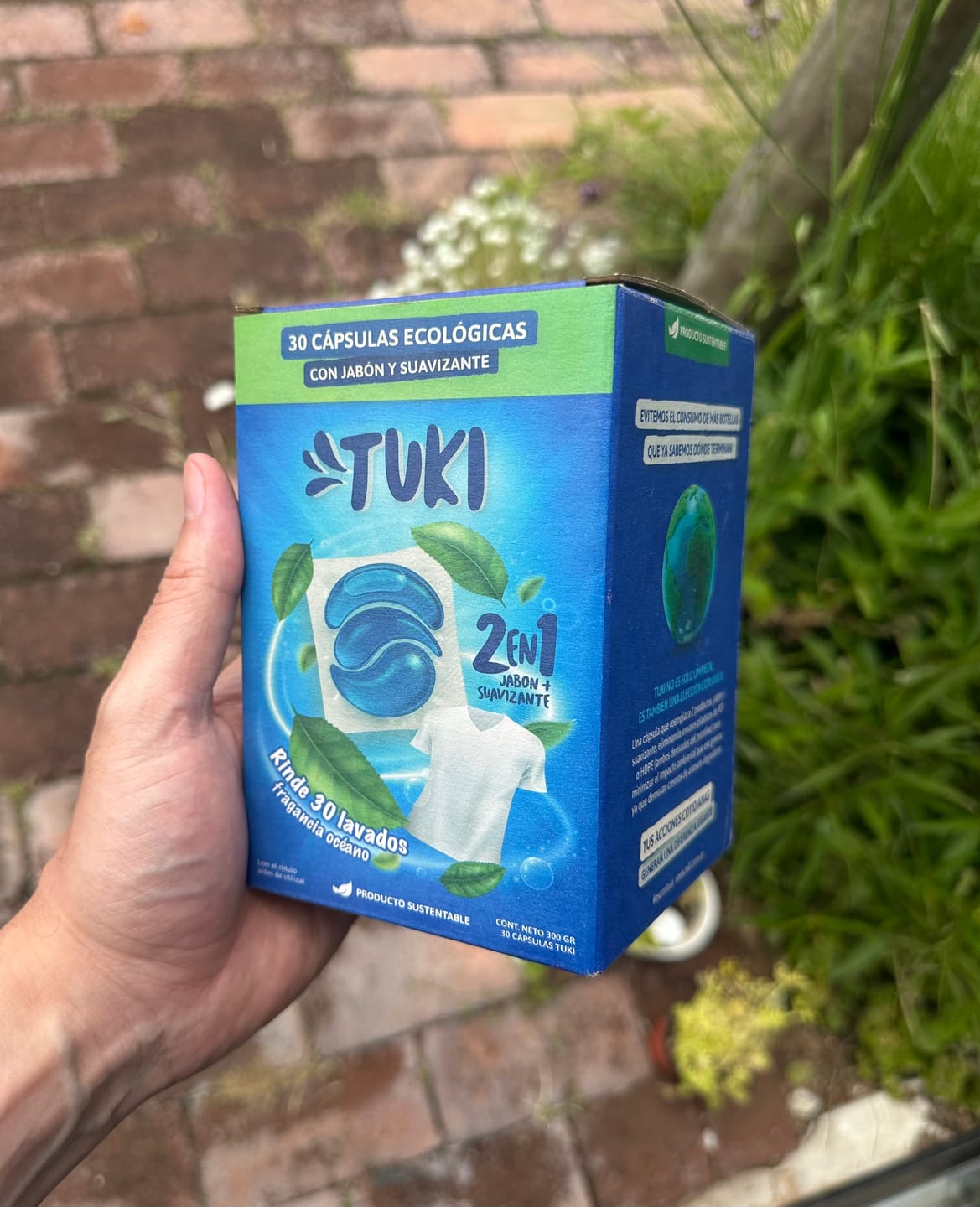 Customer photo review of Capsulas Tuki Ecológicas ♻️ 2en1 con Jabón y Suavizante
